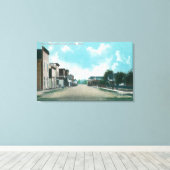 Ostblick von der Hauptstraße Leinwanddruck (Insitu (Holzboden))