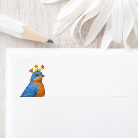 Ostbluebird mit Bittersüßen (Insitu)