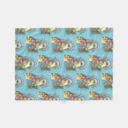 OSTBONNET GIRAFFE FLEECKEN BLANKET SM FLEECEDECKE (Vorderseite (Horizontal))