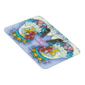 OSTBONNET UND EIER, FRÜHKÜCHE farbig Magnet (Rechte Seite)