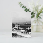 Ostbruder-Insel-Leuchtturm Postkarte (Stehend Vorderseite)