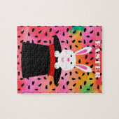 OSTBUNNY IN HAT PUZZLE. JIGSAW PUZZLE (Horizontal)