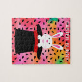 OSTBUNNY IN HAT PUZZLE. PUZZLE (Horizontal)