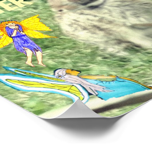 OSTBUNNY UND FAIRIEN Poster (Ecke)