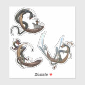 Ostchinesischer Drache serpent fliegende Boote Aufkleber (Blatt)