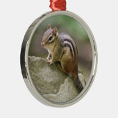OstChipmunk Silbernes Ornament (Rechts)