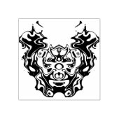 Ostdemon-Doppelgesicht v1 Gummistempel (Prägung)