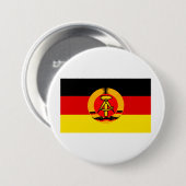 Ostdeutsche Flagge Button (Vorne & Hinten)