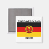 Ostdeutsche Flagge Magnet (Vorderseite/Rückseite)
