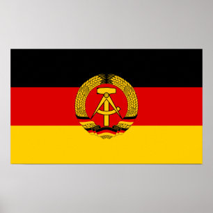 Ostdeutsche Flagge Poster