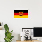 Ostdeutsche Flagge Poster (Heimbüro)