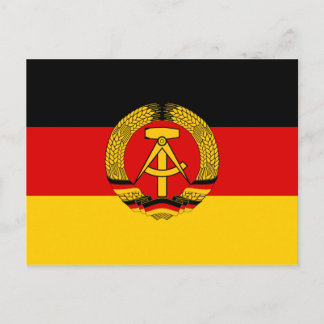 Ostdeutsche Flagge Postkarte