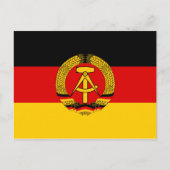 Ostdeutsche Flagge Postkarte (Vorderseite)