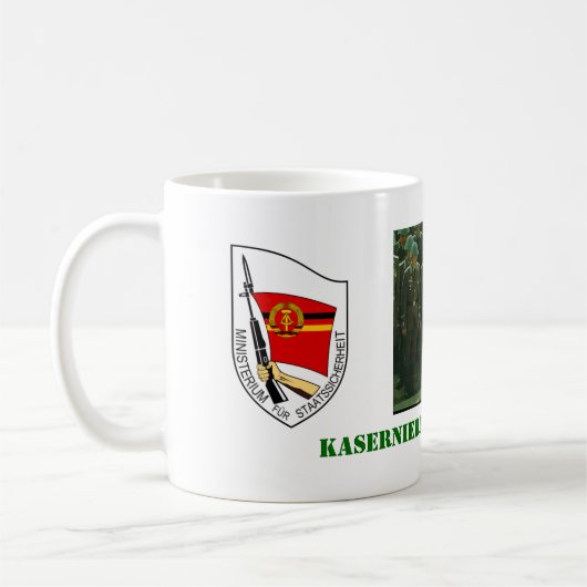 Ostdeutsche Kasernen-Polizei Kaffeetasse (Links)