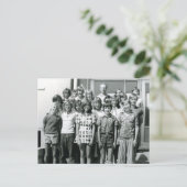 Ostdeutsche Schulkinder 1976 Postkarte (Stehend Vorderseite)