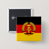 Ostdeutschland-Flagge Button (Vorne & Hinten)
