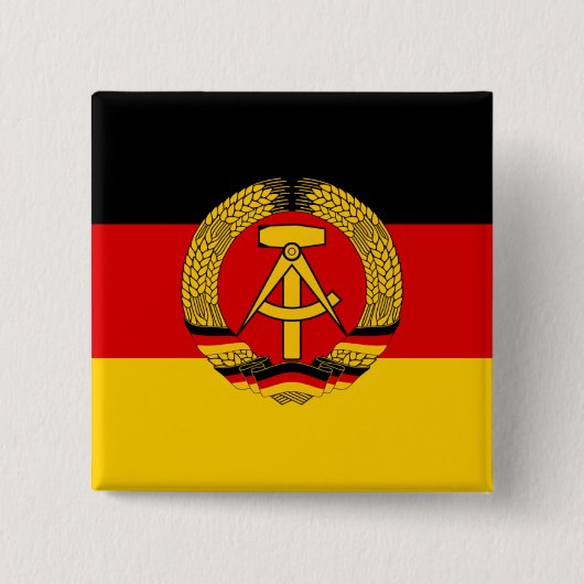 Ostdeutschland-Flagge Button (Vorderseite)