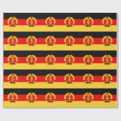 Ostdeutschland-Flagge Geschenkpapier (Flach)