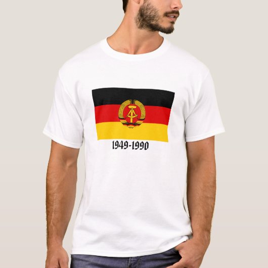 Ostdeutschland-Flagge T-Shirt (Vorderseite)