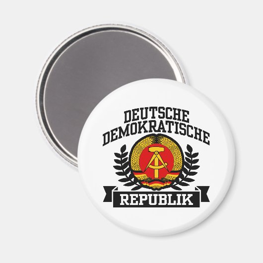 Ostdeutschland Magnet (Vorderseite/Rückseite)