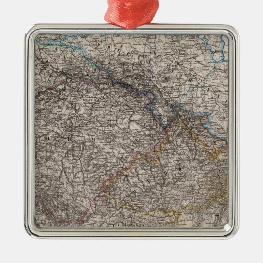 Ostdeutschland oder Böhmen Silbernes Ornament (Vorne)