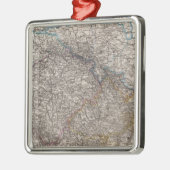 Ostdeutschland oder Böhmen Silbernes Ornament (Links)