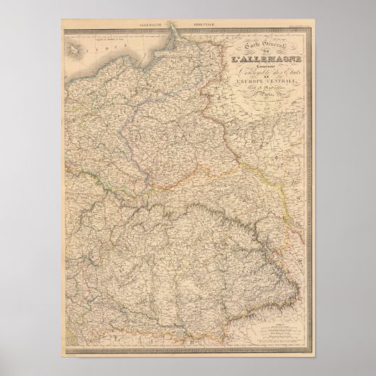 Ostdeutschland Poster (Vorne)