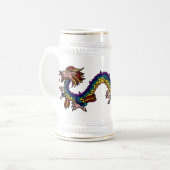 Ostdrache Bierglas (Vorderseite Links)