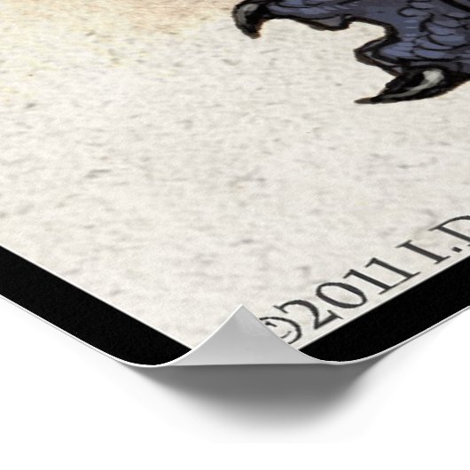 Ostdrache Poster (Ecke)