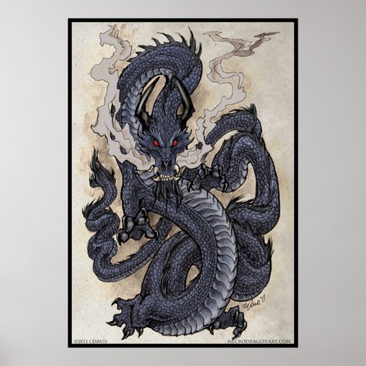 Ostdrache Poster (Vorne)