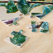 Ostdrossel auf Eis umfaßte Glied-Puzzlespiel Puzzle (Seite)