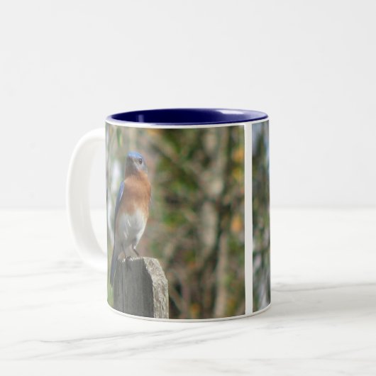 Ostdrossel-MannesTasse Zweifarbige Tasse (Vorderseite Links)