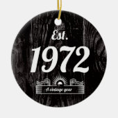 Osten 1972 ein Vintages Jahr Keramik Ornament (Vorne)