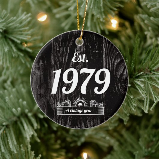 Osten 1979 ein Vintages Jahr Keramik Ornament (Baum)