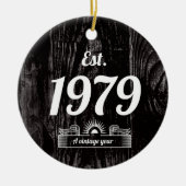 Osten 1979 ein Vintages Jahr Keramik Ornament (Vorne)