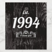 Osten 1994 ein klassisches Jahr Weinetikett (Einzelnes Label)