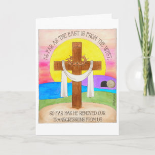 Osten ist von Ostern im Westen Karte