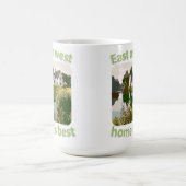 Osten- oder WestZuhause ist am besten Kaffeetasse (Mittel)