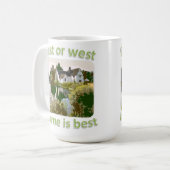 Osten- oder WestZuhause ist am besten Kaffeetasse (Vorderseite Links)