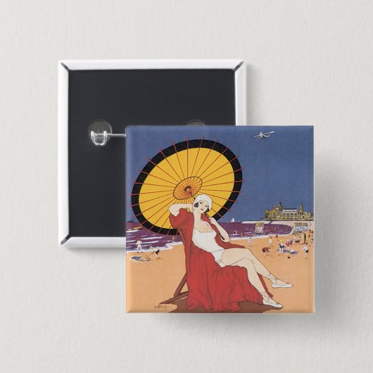 Ostende - Belgien Button (Vorne & Hinten)