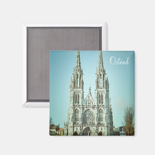Ostende, Belgien Magnet (Vorderseite/Rückseite)