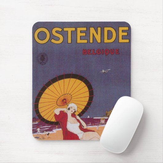 Ostende - Belgien Mousepad (Mit Mouse)