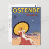 Ostende - Belgien Postkarte (Vorne/Hinten)