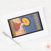 Ostende - Belgien Rechteckiger Aufkleber (Umschlag)