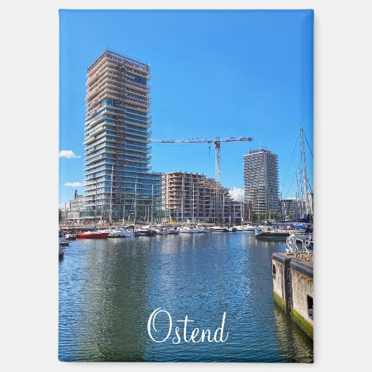 Ostende, Belgien Reise Magnet (Vorderseite)