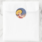 Ostende - Belgien Runder Aufkleber (Tasche)