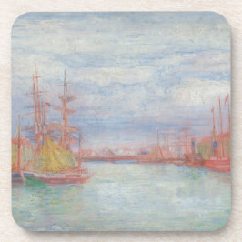 Ostende Harbor von James Ensor (1900) Getränkeuntersetzer