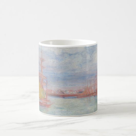 Ostende Harbor von James Ensor (1900) Kaffeetasse (Mittel)
