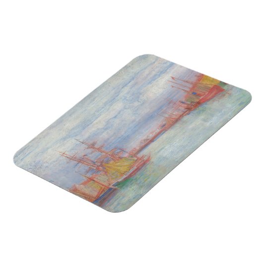 Ostende Harbor von James Ensor (1900) Magnet (Linke Seite)