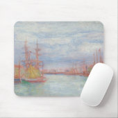 Ostende Harbor von James Ensor (1900) Mousepad (Mit Mouse)